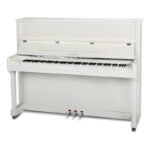 پیانو دیواری سفید فویریش 122 یونیورسال UPRIGHT FEURICH PIANO 122 UNIVERSAL