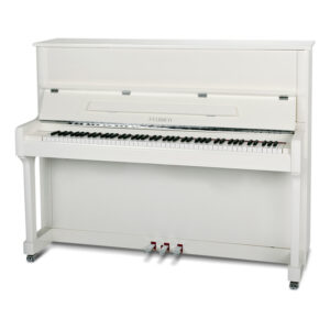 پیانو دیواری سفید فویریش 122 یونیورسال UPRIGHT FEURICH PIANO 122 UNIVERSAL