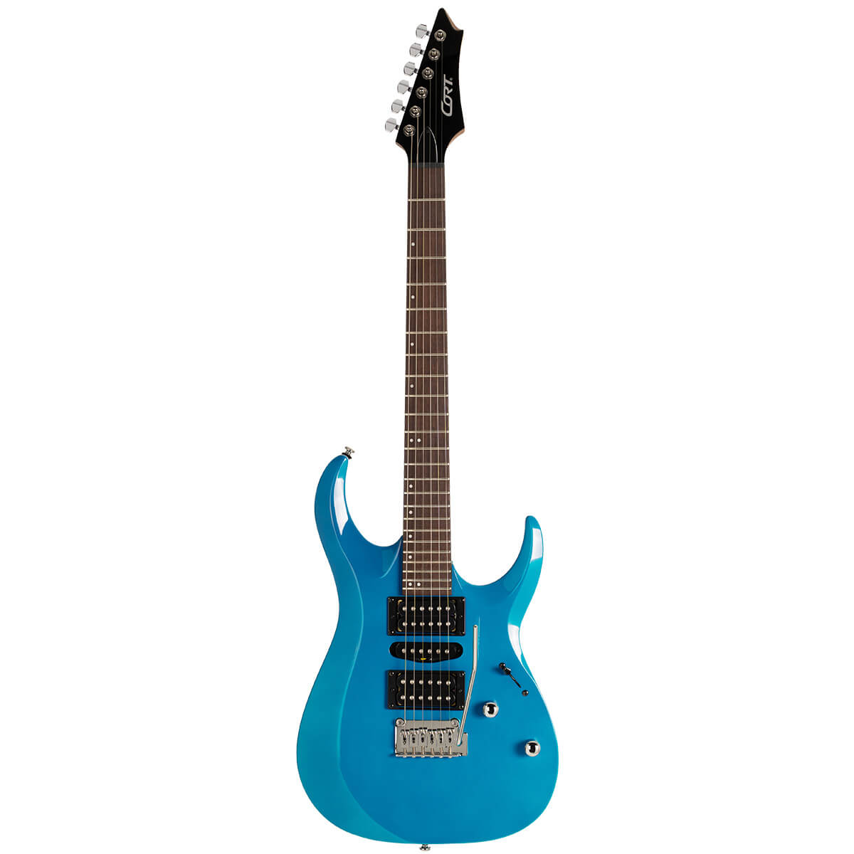 نمای روبرو گیتار کورت Guitar Cort X200 CBL نمای روبرو گیتار کورت Guitar Cort X200 CBL