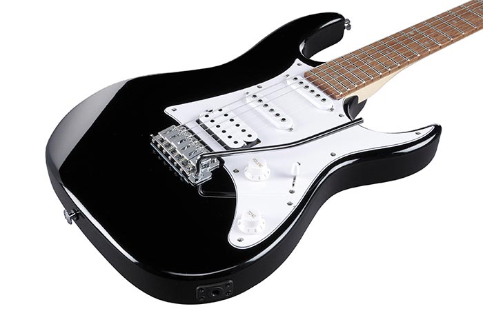 نمای رویی نمای کلی گیتار آیبانز Guitar Ibanez GRX40_BKN