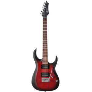نمای کامل و اصلی گیتار کورت Guitar Cort X100 OPBB