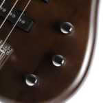 سلکتور گیتار بیس Guitar Bass CORT Action PJ - Open Pore Walnut