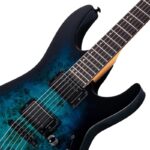 گیتار الکتریک LTD M-200DX NT - Blue Burst - تصویر 3