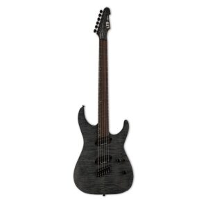 گیتار الکتریک ESP LTD M-1000 Multi Scale FM - See Thru Black Satin