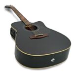 بریج نمای کامل و اصلی گیتار آکوستیک Acoustic Guitar Yamaha FX370C - Black