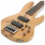 بریج گیتار بیس Guitar Bass ESP LTD B-205 Spalted Maple - Natural Satin