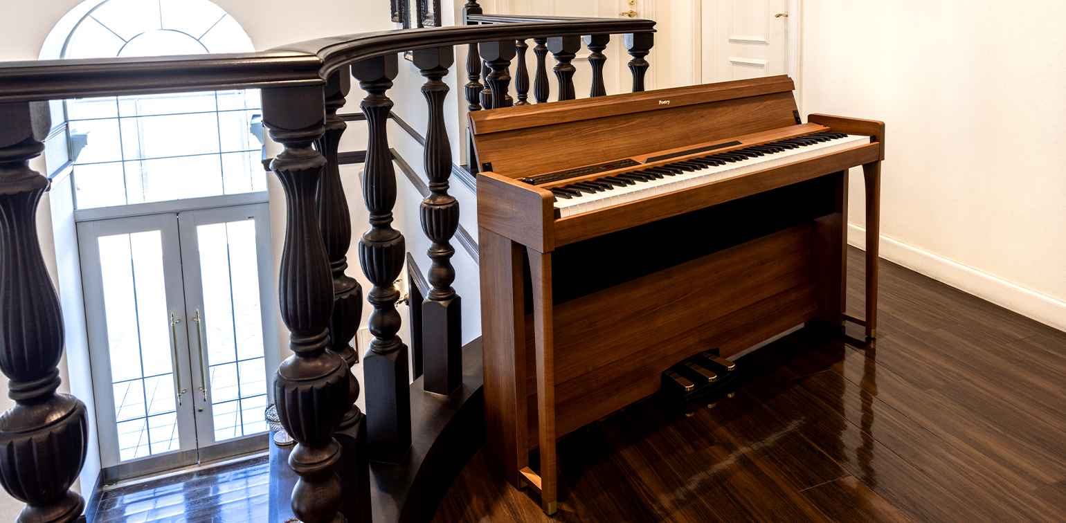 نمای دکوراتیو 2 پیانو دیجیتال Piano KORG Poetry