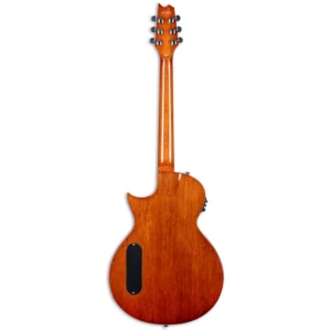 نمای پشت گیتار آکوستیک Acoustic Guitar ESP LTD TL-6 QM - Charcoal Burst