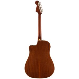 نمای پشت گیتار آکوستیک Fender California Debut Redondo CE - Natural