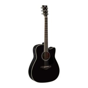 نمای کامل و اصلی گیتار آکوستیک Acoustic Guitar Yamaha FGX830C - Black