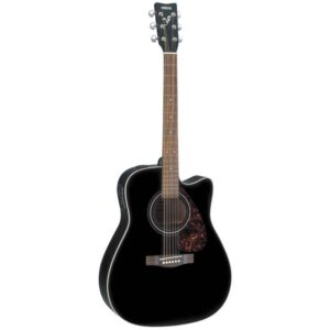 نمای کامل و اصلی گیتار آکوستیک Acoustic Guitar Yamaha FX370C - Black