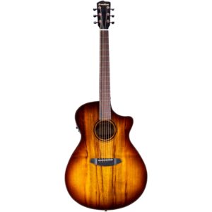 نمای کامل و اصلی گیتار آکوستیک Breedlove Pursuit Exotic S Dreadnought Concerto Tiger’s Eye CE - European Spruce-African Mahogany (PSCO42CEMYMY)