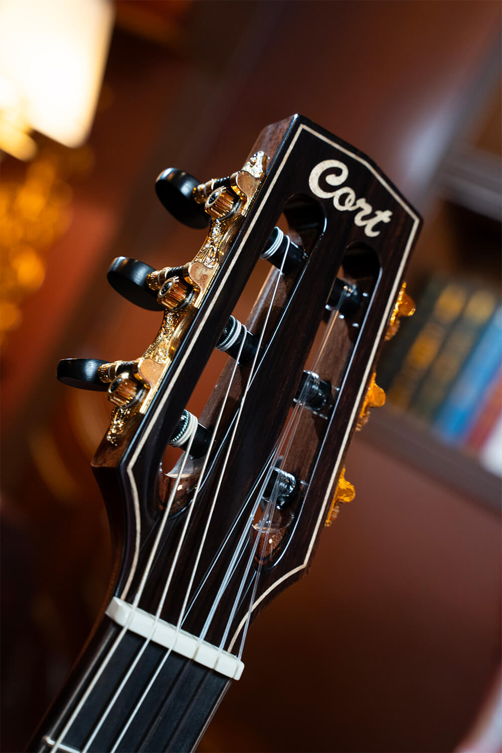 گوشی ها گیتار کورت نایلون الکتریک Cort Sunset Nylectric DLX - Tobacco Sunburst