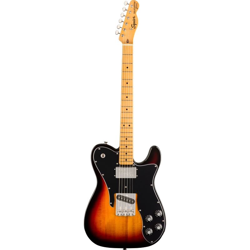 نمای کامل و اصلی گیتار الکتریک Squier Classic Vibe 70s Telecaster Custom - 3 Color Sunburst نمای کامل و اصلی گیتار الکتریک Squier Classic Vibe 70s Telecaster Custom - 3 Color Sunburst
