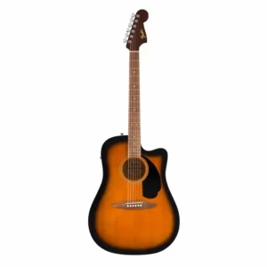 نمای کامل و اصلی گیتار آکوستیک Fender California Debut Redondo CE 2-Color Sunburst