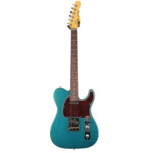 نمای کامل و اصلی گیتار الکتریک G&L Tribute ASAT Classic RW - Emerald Blue Metallic