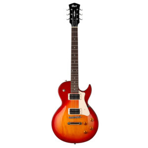 نمای کامل و اصلی گیتار الکتریک Cort CR100 - Cherry Red Sunburst