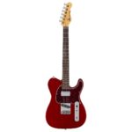 نمای کامل و اصلی گیتار الکتریک G&L Tribute ASAT Classic Bluesboy RW - Candy Apple Red