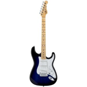 نمای کامل و اصلی گیتار الکتریک G&L Tribute S500 MP - Blue burst