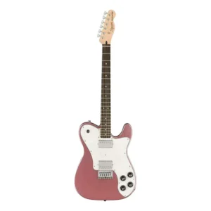 نمای کامل و اصلی گیتار الکتریک Squier Affinity Telecaster Deluxe - Burgundy Mist