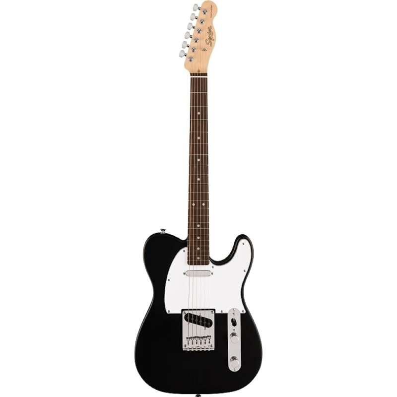 Squier-Debut-Telecaster-Black-Front