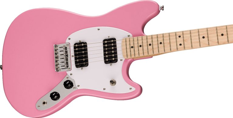 مشخصات گیتار الکتریک Squier Sonic Mustang HH MN Flash Pink