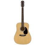 نمای کامل و اصلی گیتار آکوستیک Acoustic Guitar Squier SA-150 Natural