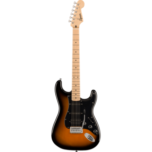 نمای کامل و اصلی گیتار الکتریک Squier FSR Sonic Stratocaster MP - 2 Color Sunburst