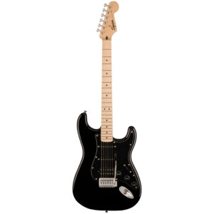 نمای کامل و اصلی گیتار الکتریک Squier Sonic Stratocaster HSS - Black