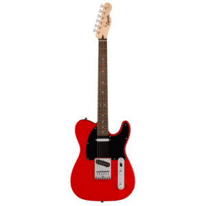 نمای کامل و اصلی گیتار الکتریک Squier Sonic Telecaster - Torino Red