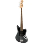 نمای کامل و اصلی گیتار بیس Squier Affinity Jaguar Bass Guitar H - Charcoal Frost