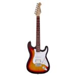 نمای کامل و اصلی گیتار الکتریک ARIA PRO II STG 004 - 3 TONE SUNBURST