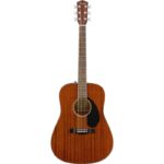 نمای کامل و اصلی گیتار آکوستیک Fender CD-60s Dreadnought All Mahogany - Natural